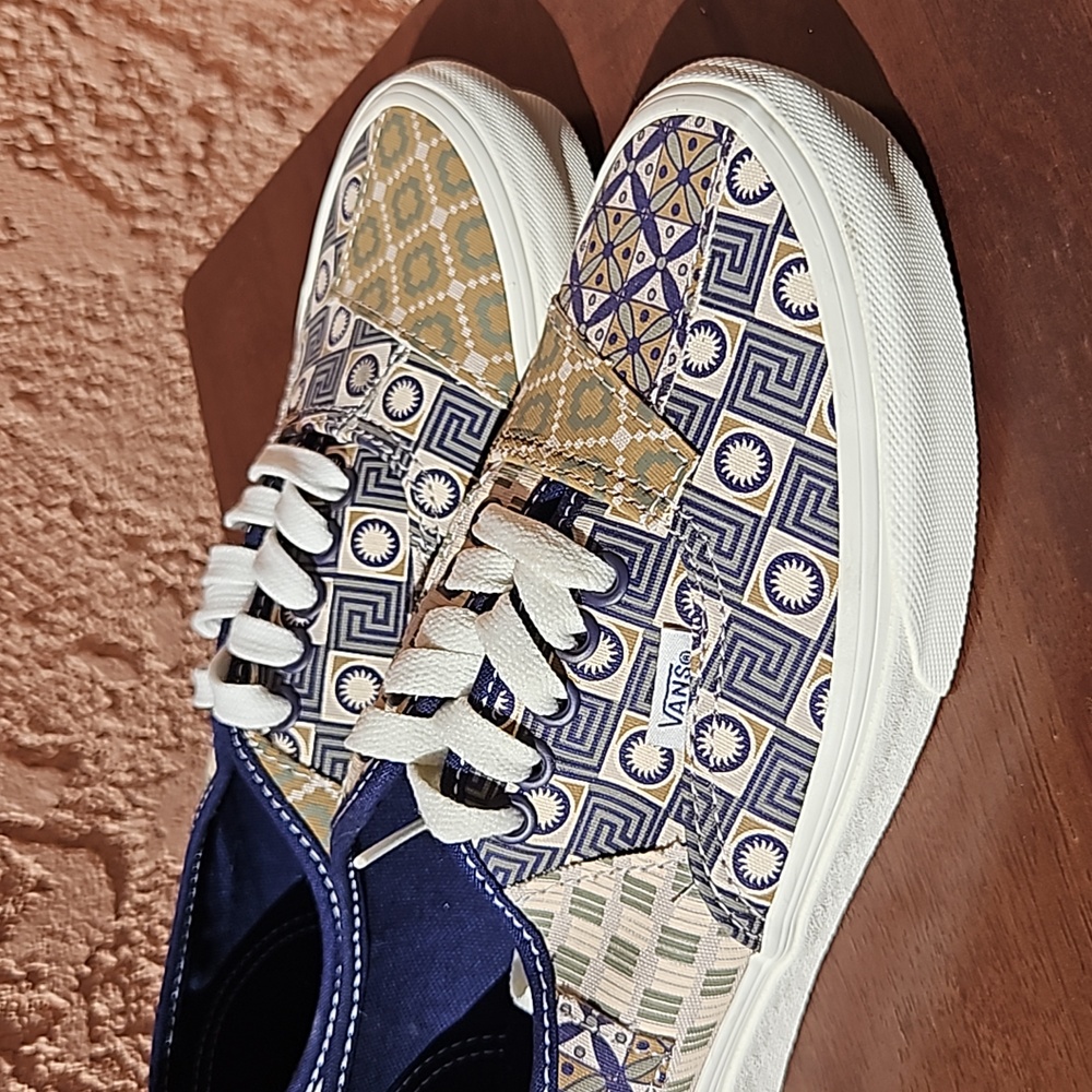 Vans authentic Patchwork Unisex sneakers tennis shoes size M6.5 /Wo'n 8 - Picture 8 of 14